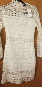 White lace dress